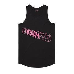 100% combed cotton standard fit vest with original in house design by The Pink Triangle. LGBTQ+ clothing brand for everyone.