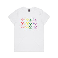 The TPT Rainbow-Capped Sleeve Tee
